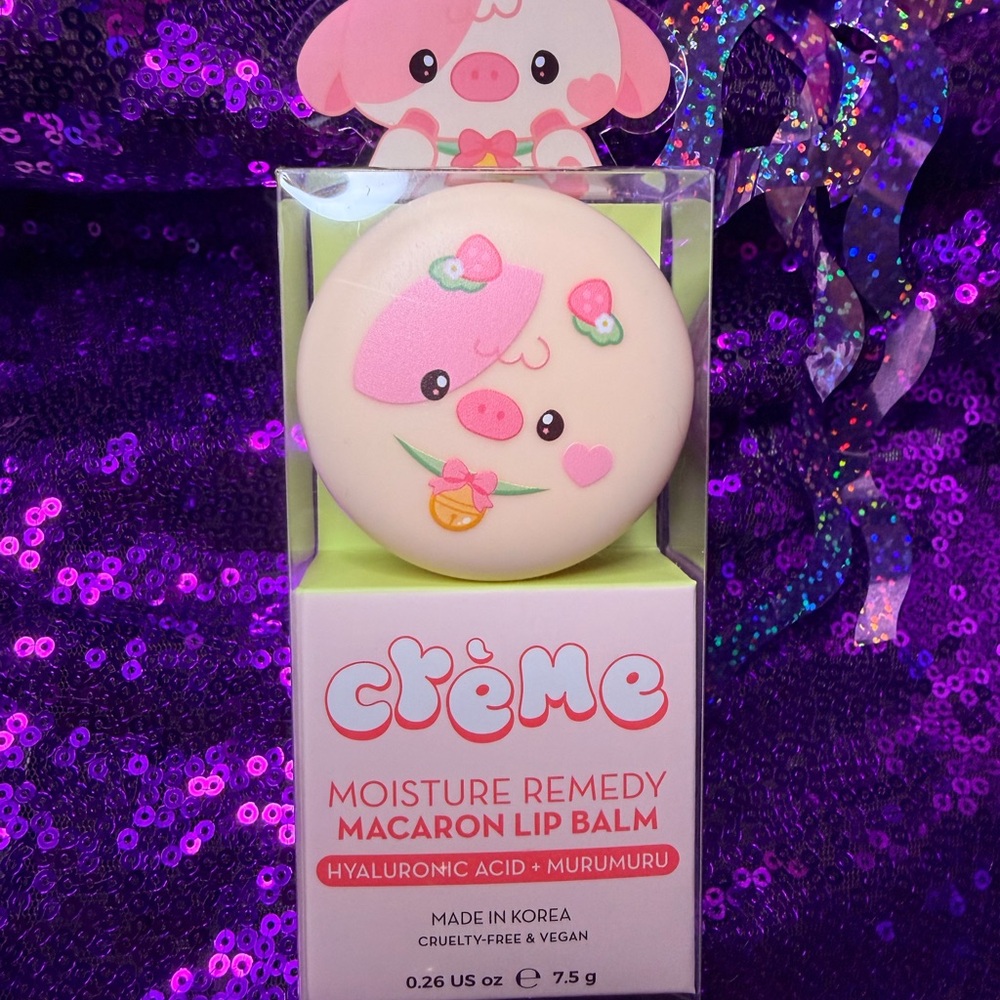 CRÈME Moisture Remedy Macaron Lip Balm